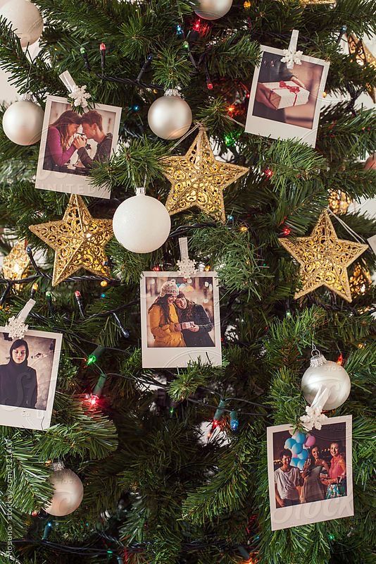 Polaroid ornaments