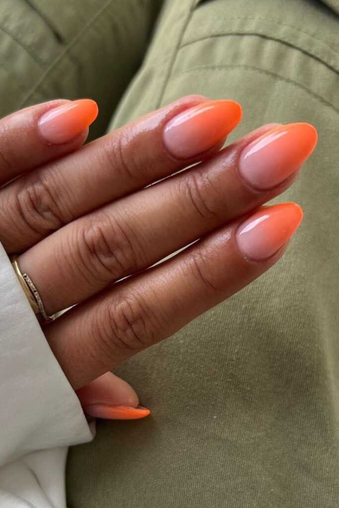 42 sunset ombre nails for an endless summer vibe