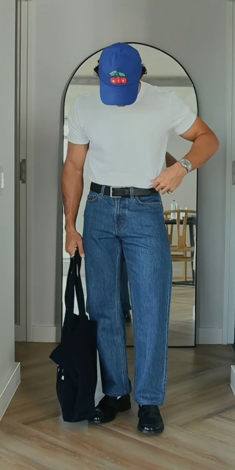 35 Looks Con Jeans Anchos Para Chicos 20 a36435e1 20b9 413e 8c3e 082d29fa2809