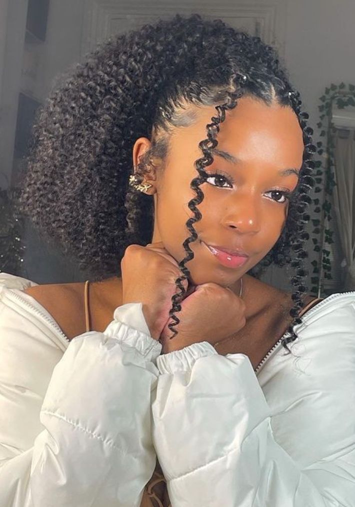 Peinados fáciles para cada ocasión 25 Top 10 Drawstring Ponytail Hairstyles For Natural Hair CurlsQueen
