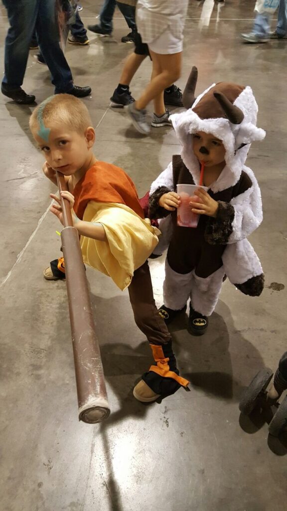 Avatar and appa at pcc cosplay costume Phoenix comic con anime ComicCon avatar airbender