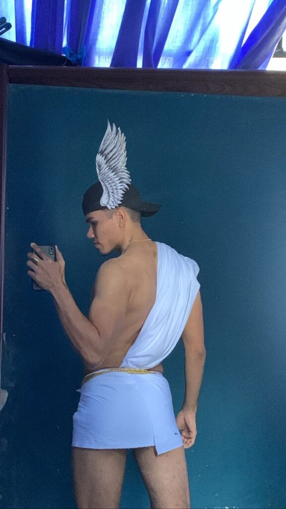 Hermes Dios griego disfraz