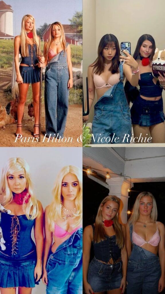 Paris Hilton Nicole Richie Halloween costume idea