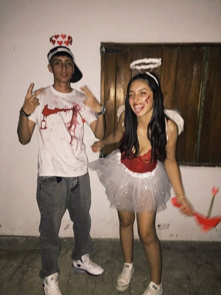 Disfraces para chicas: ideas cute y originales 12 disfraz cupido en pareja