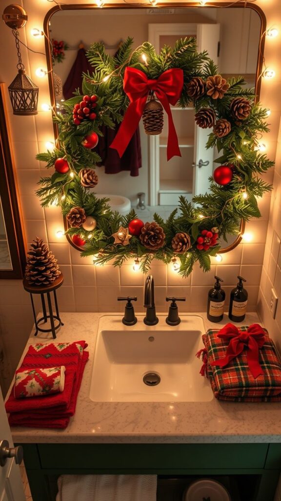 Tendencias de Decoración Navideña 2025: Lo que Verás en Todas Partes 5 61 Must Have Christmas Bathroom Decor Items