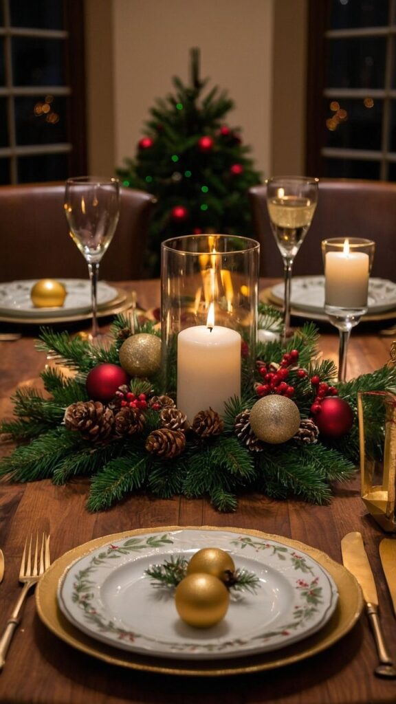Tendencias de Decoración Navideña 2025: Lo que Verás en Todas Partes 48 Brighten Your Table with 15 Fun Christmas Centerpieces