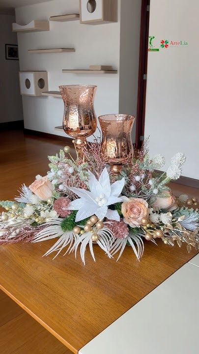 Tendencias de Decoración Navideña 2025: Lo que Verás en Todas Partes 38 Tutorial centro de mesa con copas🎄 christmas christmascrafts navidad tutorial diy navidaddiy
